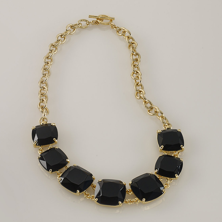 ralph lauren(拉夫劳伦)黑宝石项链 53970826 黑色