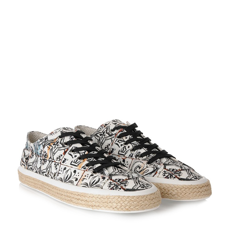 【dolce&gabbana杜嘉班纳 男士帆布鞋】dolce&gabbana/杜嘉班纳印花帆