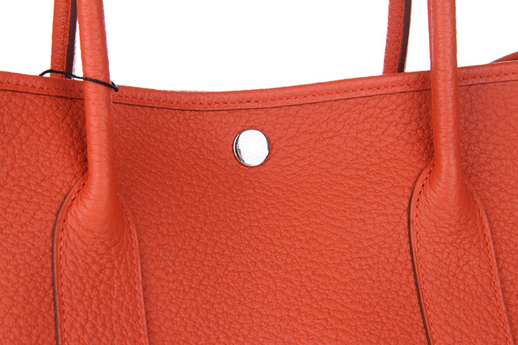 hermes(爱马仕) 橘红色皮质单肩包