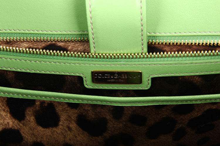 dolce&gabbana(杜嘉班纳) 绿色漆皮两用包