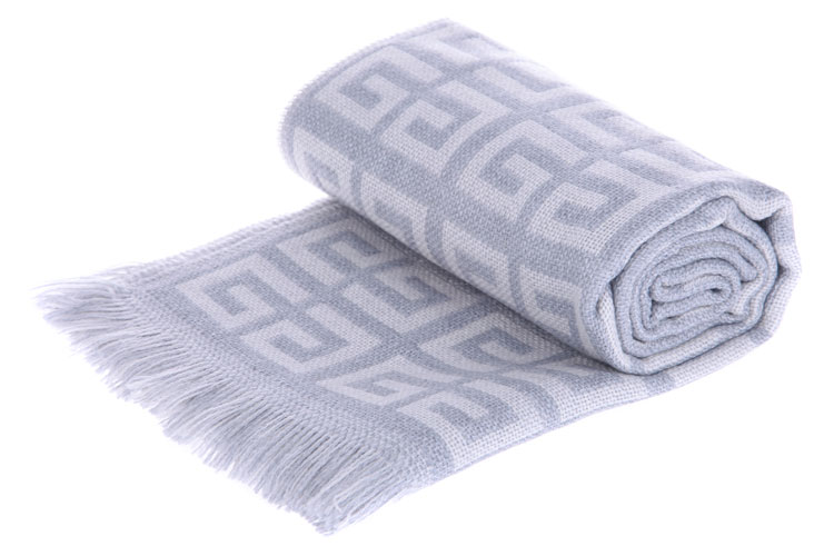 givenchy(纪梵希) 经典logo灰色羊绒围巾