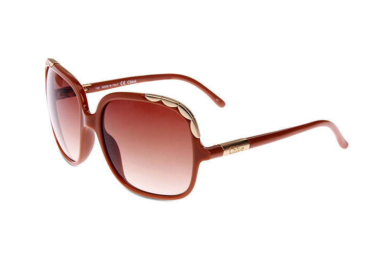 chloe(克洛伊) 肉色金属花边太阳镜