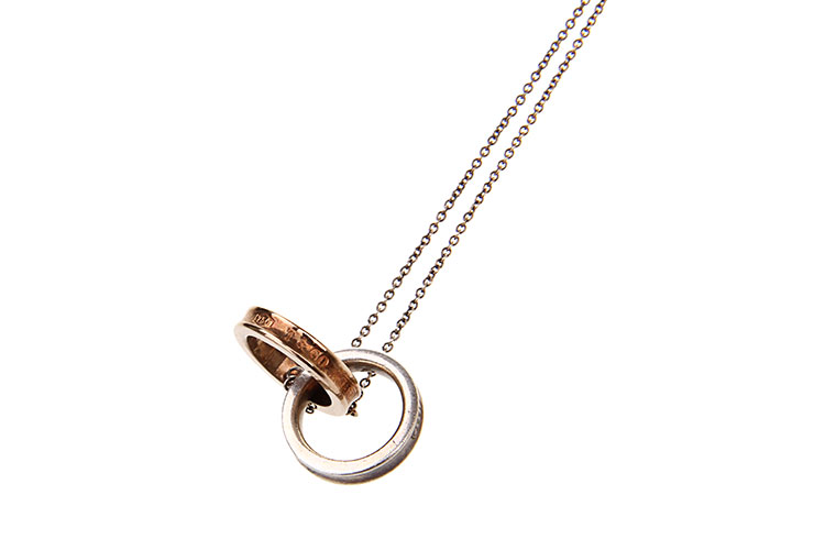 (蒂芙尼)1837系列双环吊坠项链