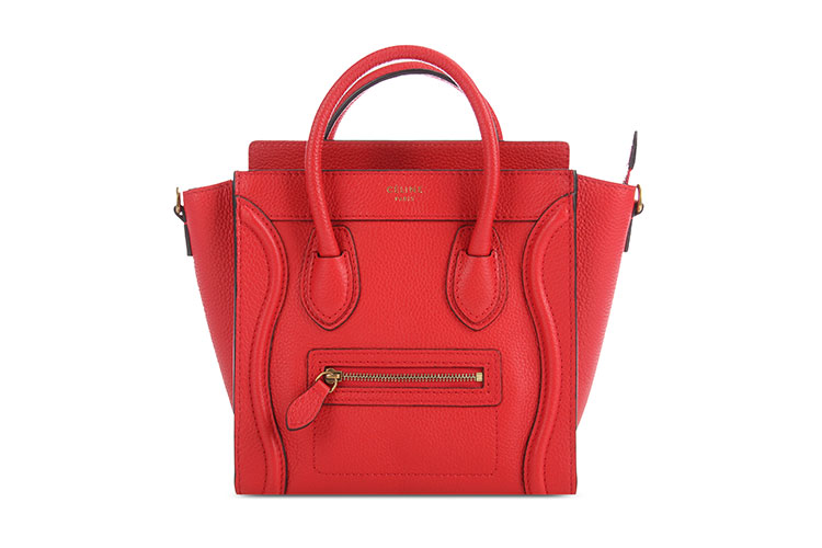 celine(赛琳) 红色皮质nano笑脸包