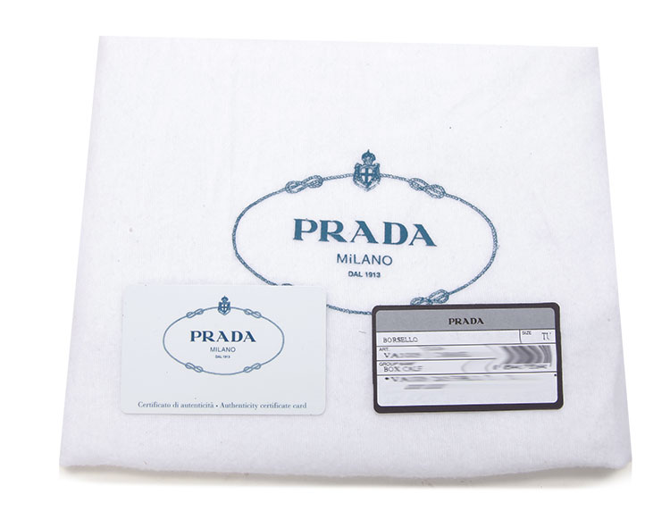 prada(普拉达) #棕色皮质手提两用包