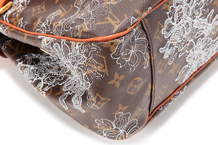 网上louis vuitton(路易威登) 老花色刺绣款单肩包专卖店,_louis