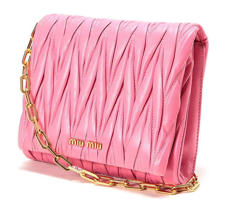 miumiu(缪缪) 粉色迷你单肩包