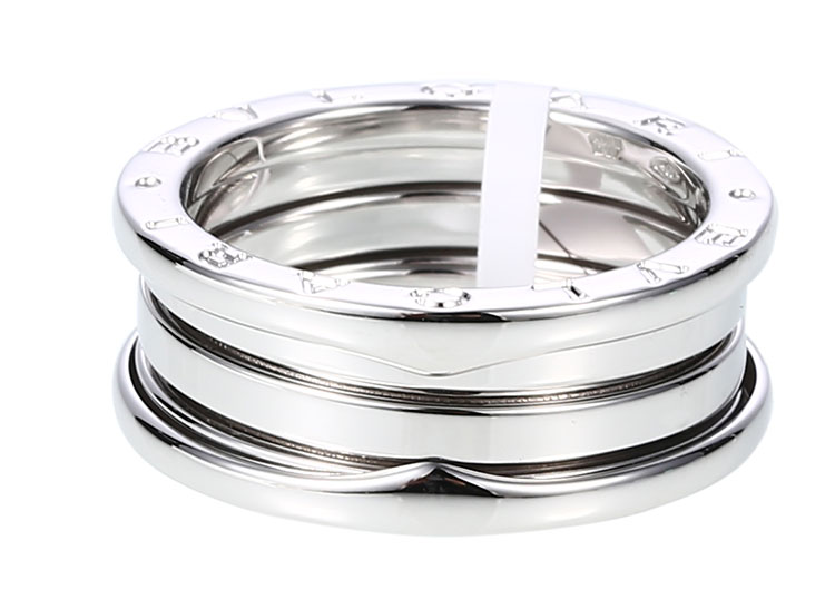 【bvlgari宝格丽 戒指/指环】bvlgari(宝格丽) 18k白金三环戒指57