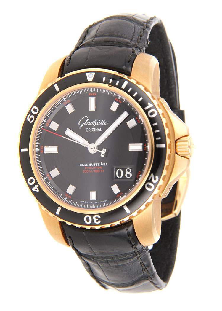 glashutte original(格拉苏蒂) sport evolution系列男士自动机械腕表