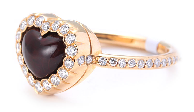 dior(迪奥) 18k黄金彩宝镶钻戒指51