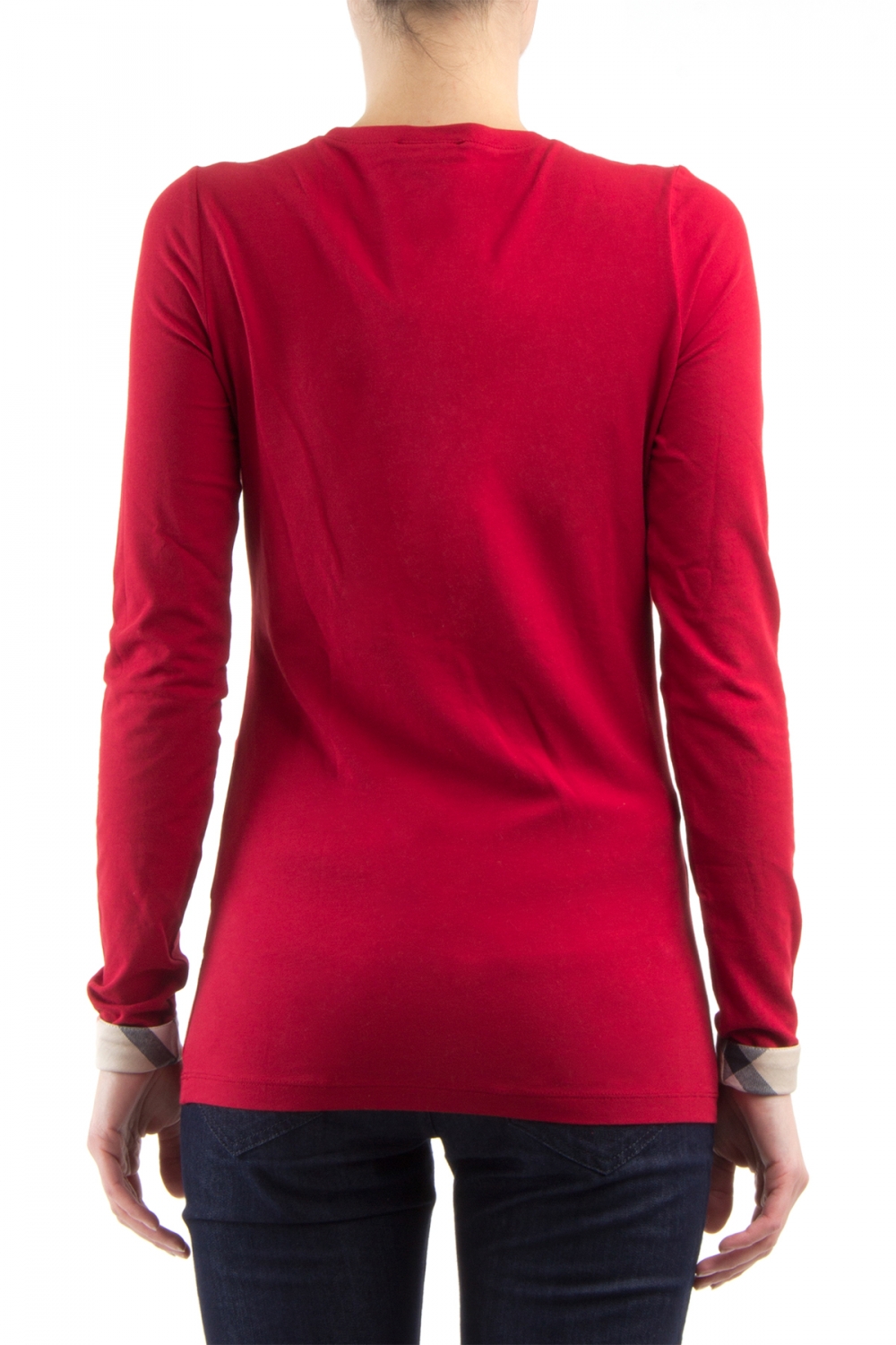 burberry红色棉长袖上衣 红色 s团购,|burberry红色棉长袖上衣 红色 s