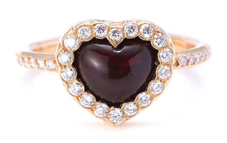 dior(迪奥) 18k黄金彩宝镶钻戒指51