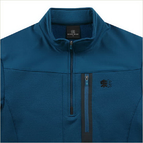 kolon/科隆 男士冬季湖蓝色p/stretch专业户外型中高领衫 28378433