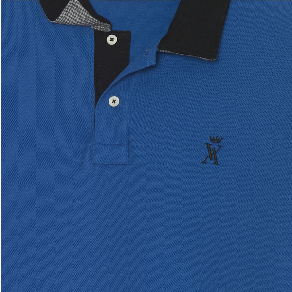 vicomte a.蓝色纯棉男士t恤 polhml_paw14_08