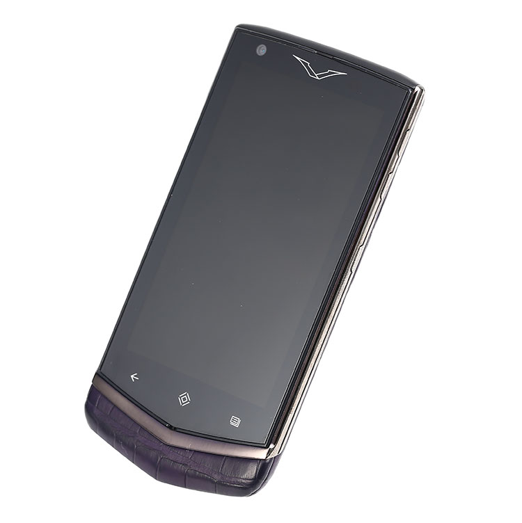 vertu(威图) 紫色鳄鱼皮安卓系统触屏手机