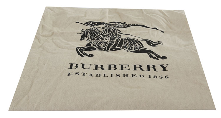 burberry(博柏利) 经典骑士标pvc配皮手提两用包