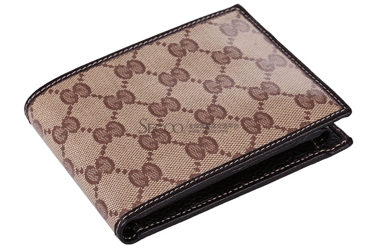 gucci(古驰)*卡其色男士水晶钱包