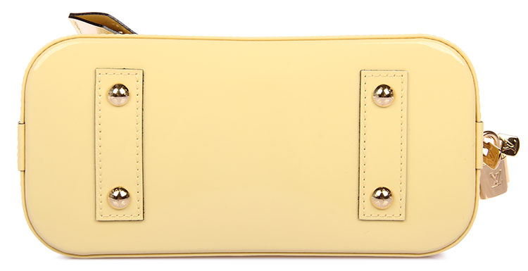 louis vuitton(路易威登) 香草黄alma bbvernis漆皮两用包