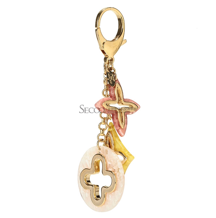 louis vuitton(路易威登) 金属配塑胶老花挂饰