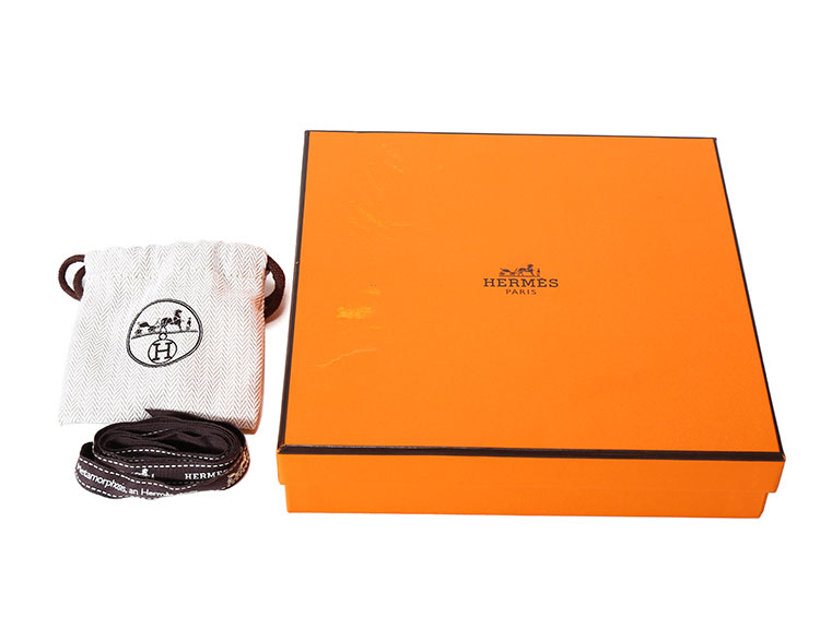 hermes(爱马仕) 金色拉丝h扣黑/灰两面皮质腰带80