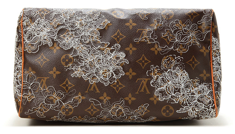 louis vuitton(路易威登) #老花色限量刺绣款手提包