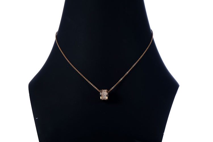 bvlgari(宝格丽) 玫瑰金满天星钻石项链坠