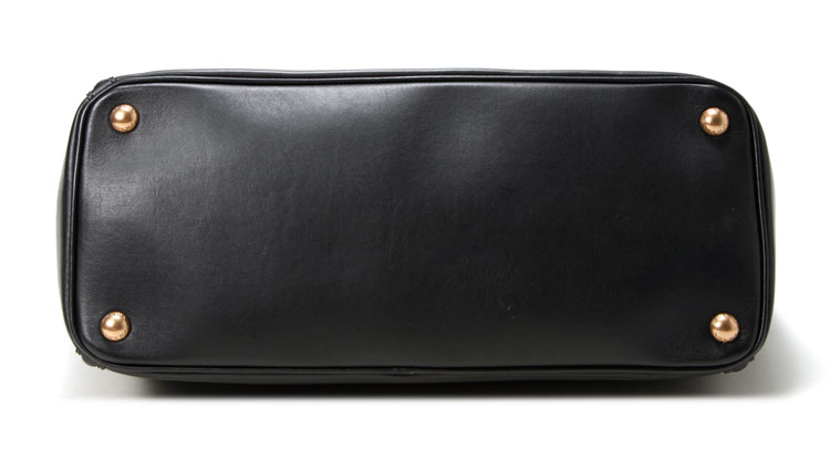 prada(普拉达) 黑色皮质手提包