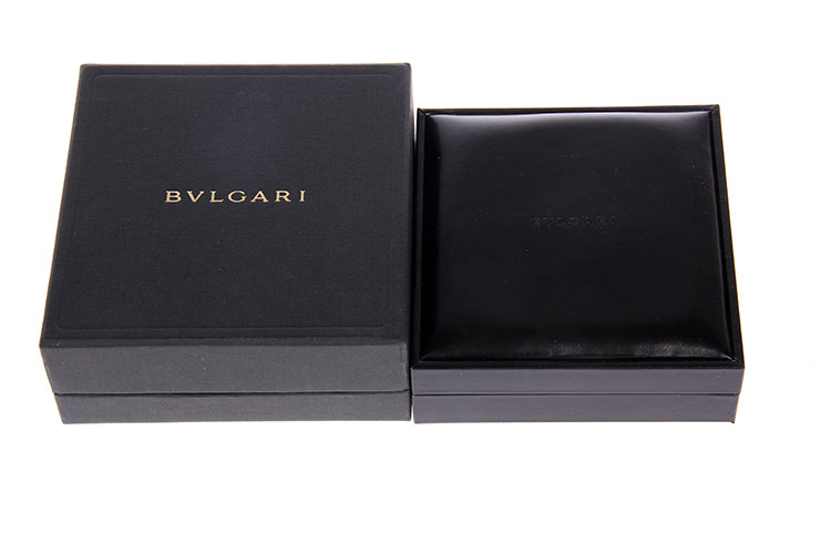 bvlgari(宝格丽) 18k玫瑰金黑色陶瓷项链