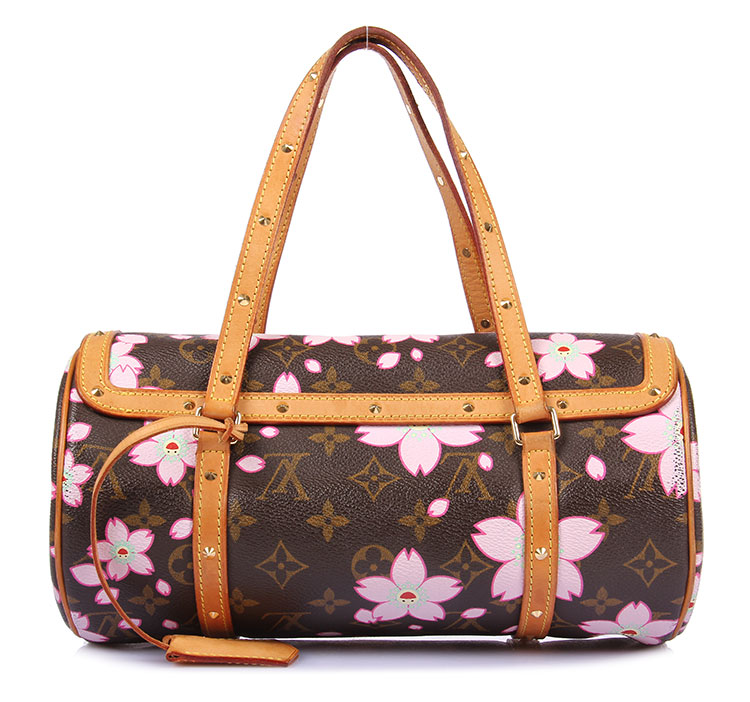 louis vuitton(路易威登) 樱花圆筒手提包