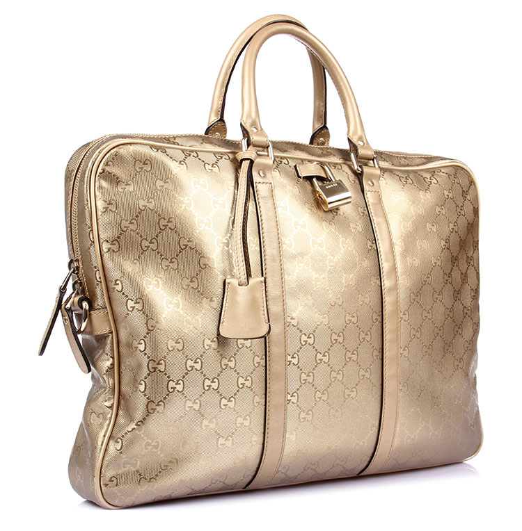 【gucci古驰 公文包】gucci(古驰) 金色pvc公文包【正品 价格 图片】 