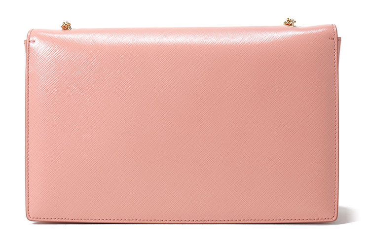 ferragamo(菲拉格慕) #裸粉色皮质斜挎包