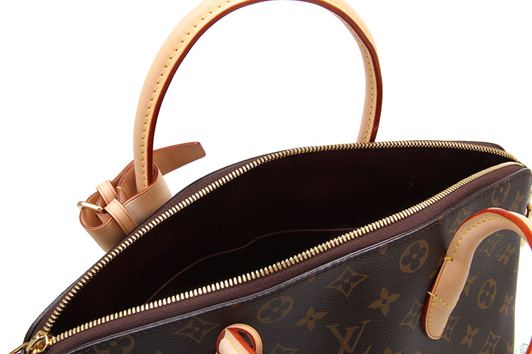 louis vuitton(路易威登) 老花色lockit 中号手提包