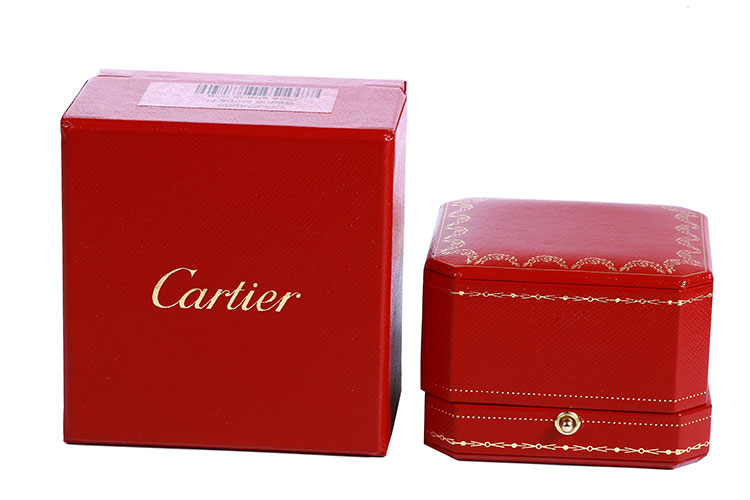 cartier卡地亚18k黄金生日快乐系列戒指53