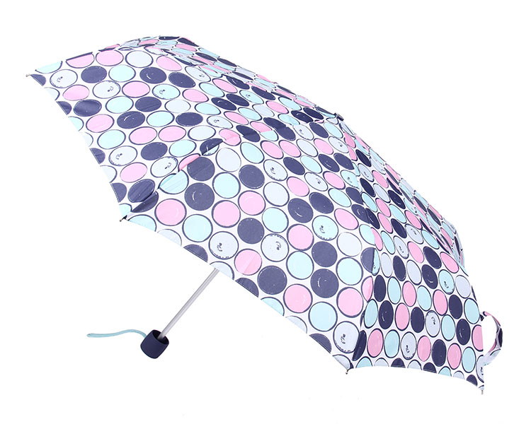 fulton(富尔顿) 彩色圆圈图案晴雨伞minilite