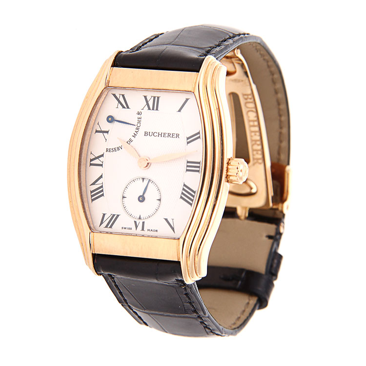 bucherer(宝齐莱) archimedes奥奇米德系列男士手动机械腕表