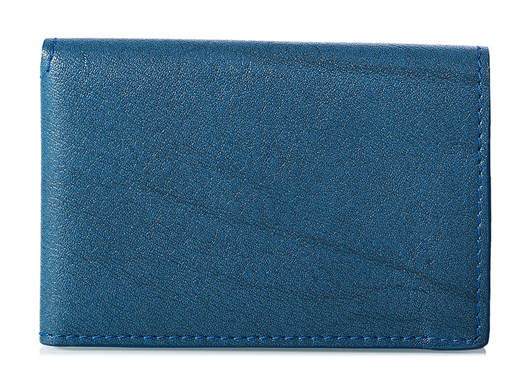 bottega veneta(葆蝶家) 墨蓝色皮质名片夹