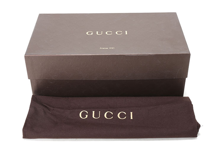 【gucci古驰 男士休闲鞋】深蓝色蓝/红条纹男士休闲鞋 10.