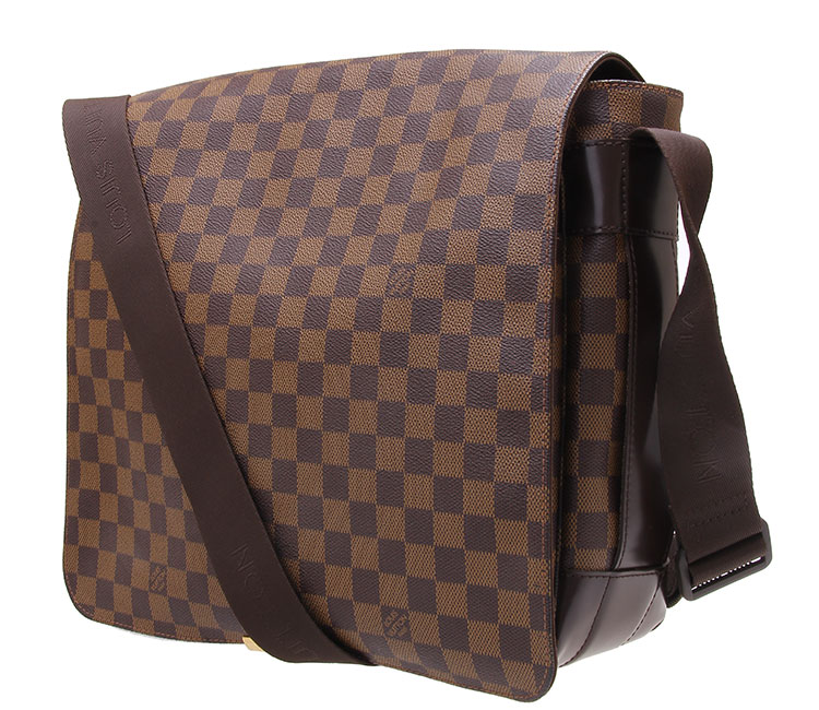 louis vuitton(路易威登) 棕棋盘格男士斜挎包
