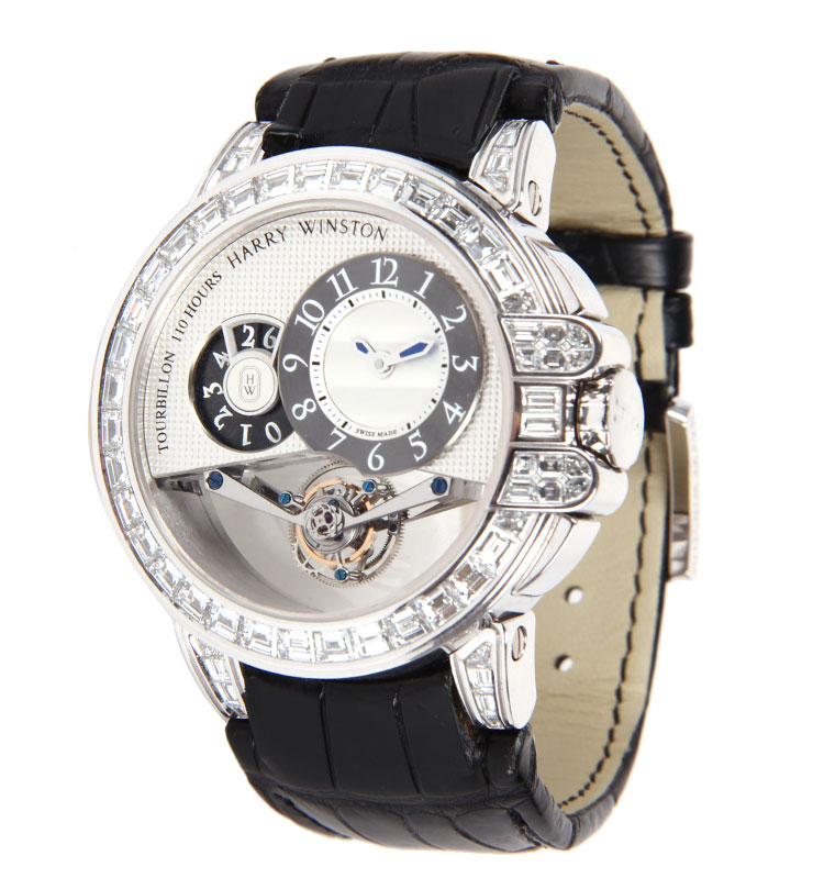 海瑞温斯顿harry winston 陀飞轮限量5/5手动机械腕表