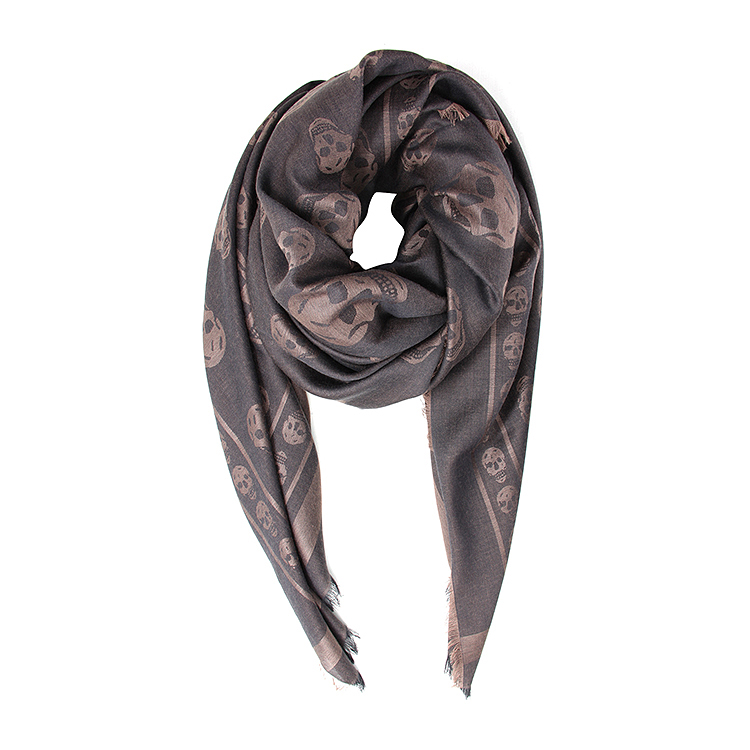 alexander mc queen花色棉男士围巾 3381774985q_2560