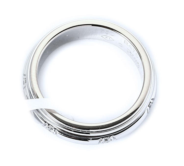 piaget(伯爵) 18k白金镶钻possesion戒指55