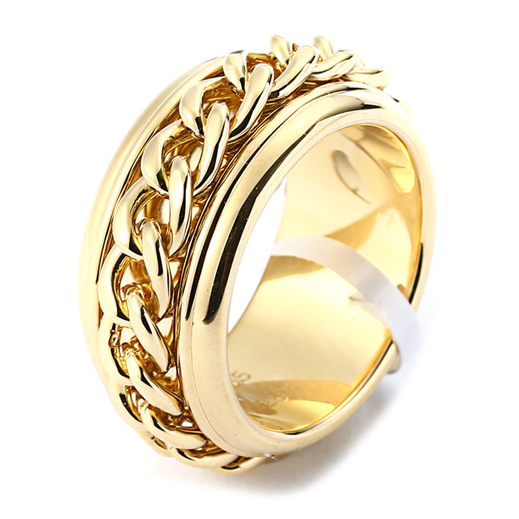 piaget(伯爵) 18k黄金链条款戒指55