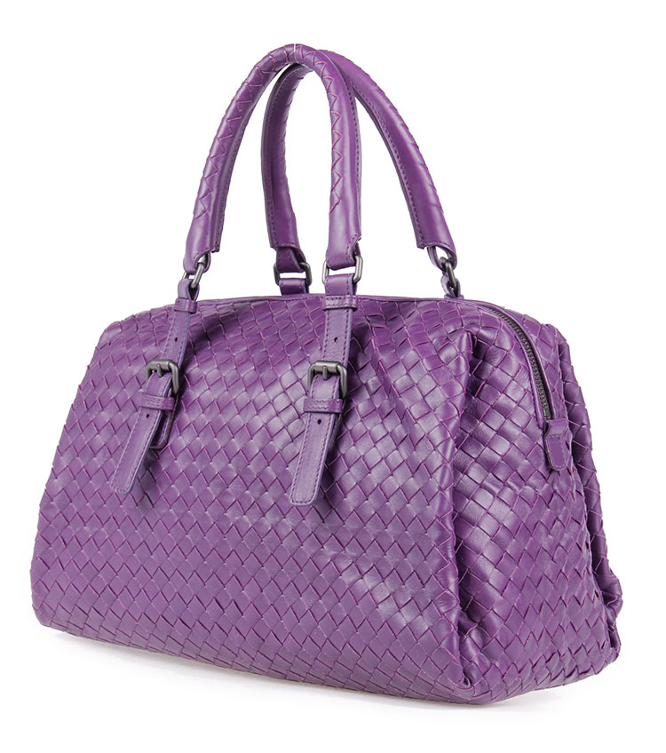 bottega veneta(葆蝶家) 紫色皮质单肩包