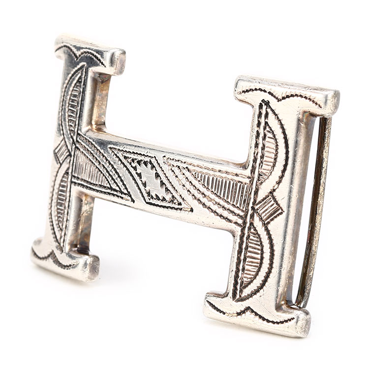 hermes(爱马仕) 925纯银手工腰带扣