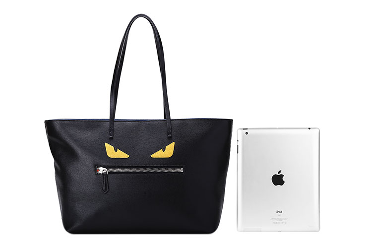 fendi(芬迪) 黑色牛皮小恶魔单肩包