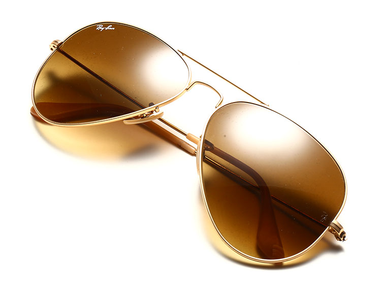 ray-ban(雷朋) 金色边框太阳眼镜
