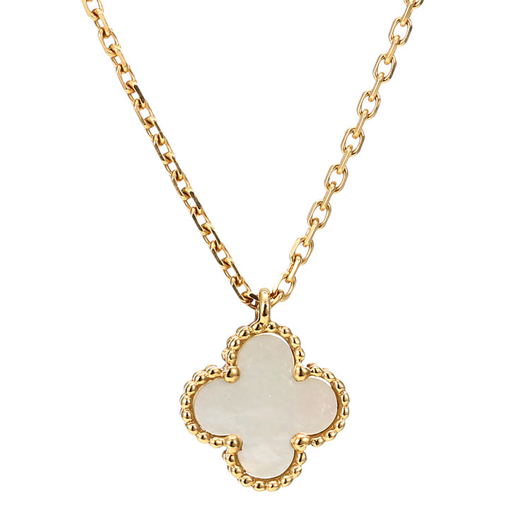 van cleef & arpels(梵克雅宝) 18k黄金四叶草项链