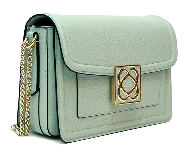 barbara milano女士love bag浅绿色牛皮 br0611 银灰色