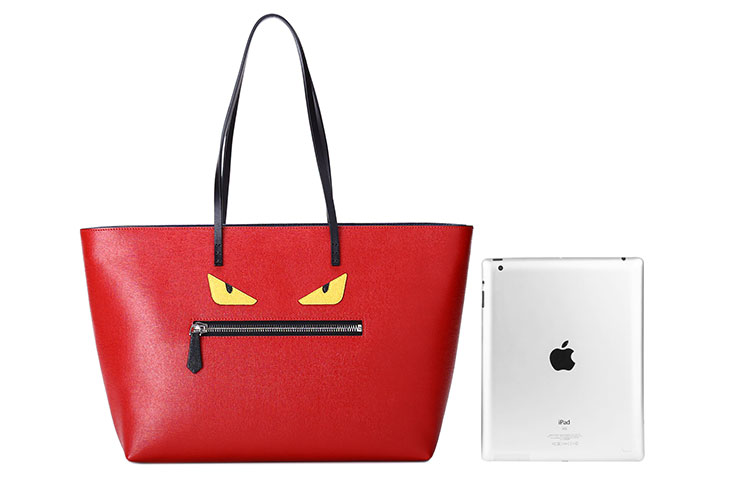 fendi(芬迪) 砖红色牛皮小恶魔单肩包