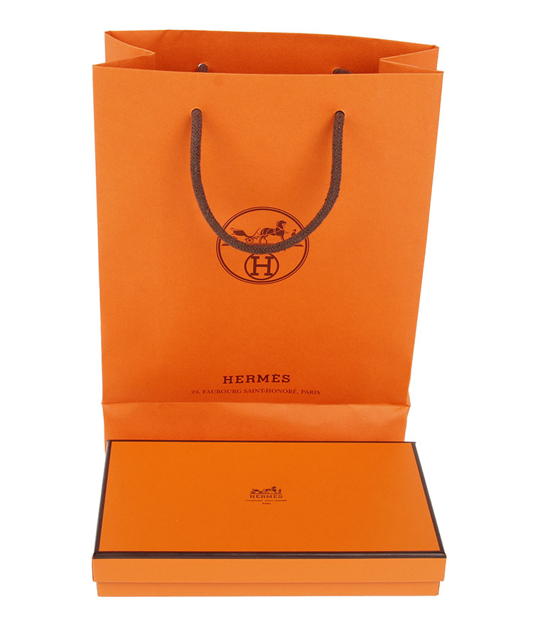 hermes(爱马仕) c9鹅蛋黄色皮质长款钱夹